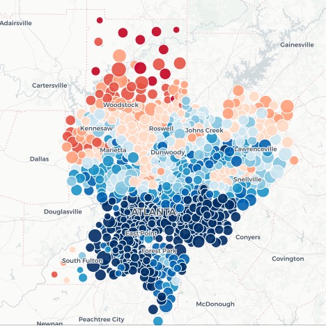 thumbnail preview of metro Atlanta election map